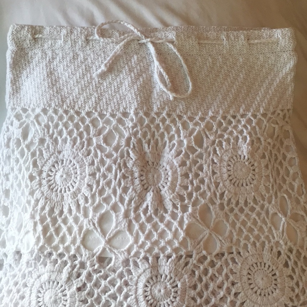 White skirt